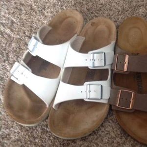 White Birkenstocks